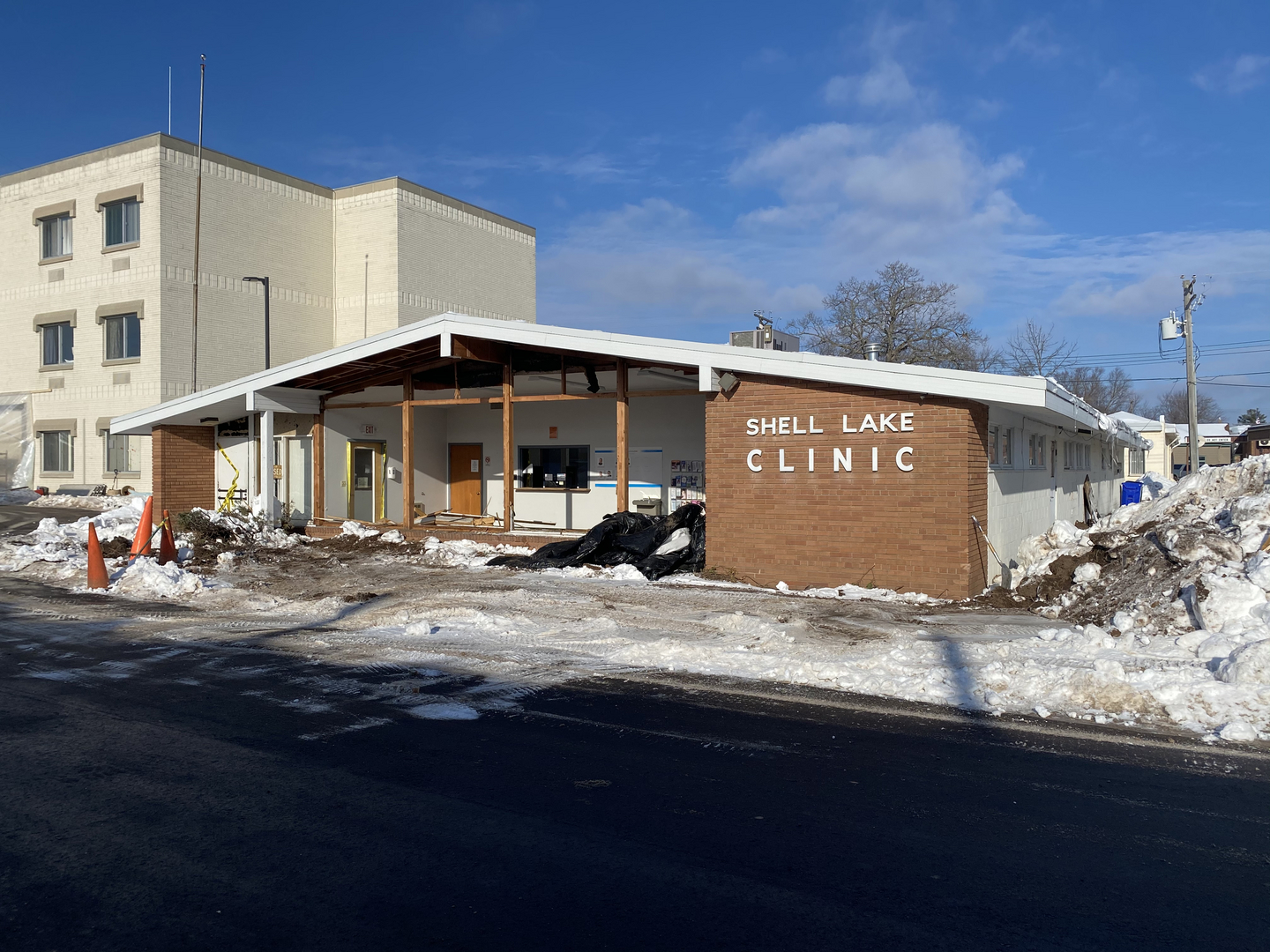 Shell Lake Clinic commercial demolition project